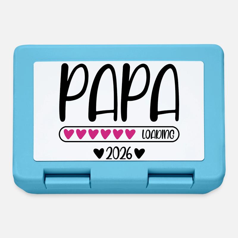 Papa 2026 loading - Brotdose - Saphirblau