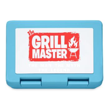 The Grillmaster BBQ Grillen Kultspruch - Brotdose - Saphirblau - Vorne