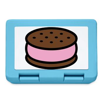 Eissandwich Keks Grafik - Lunchbox - sapphire blue - Front