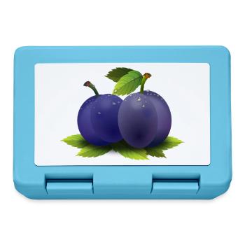 plum plum veggie vegetables fruits1 - Lunchbox - sapphire blue - Front