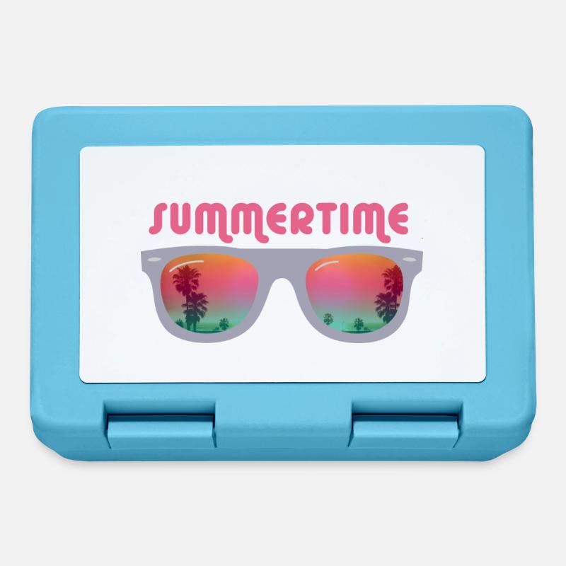 Summertime - Sonnenbrille - Brotdose - Saphirblau