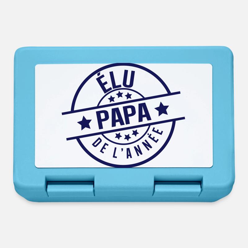 élu papa de l'année - Boîte à goûter - bleu saphir