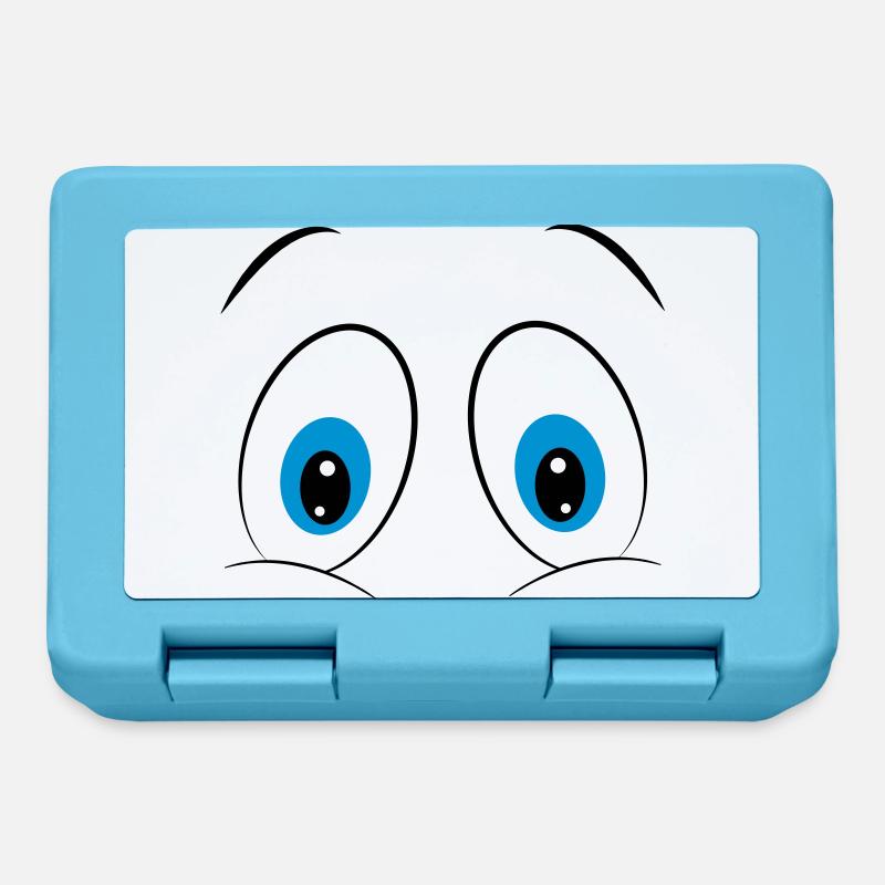 eyes - Lunchbox - sapphire blue