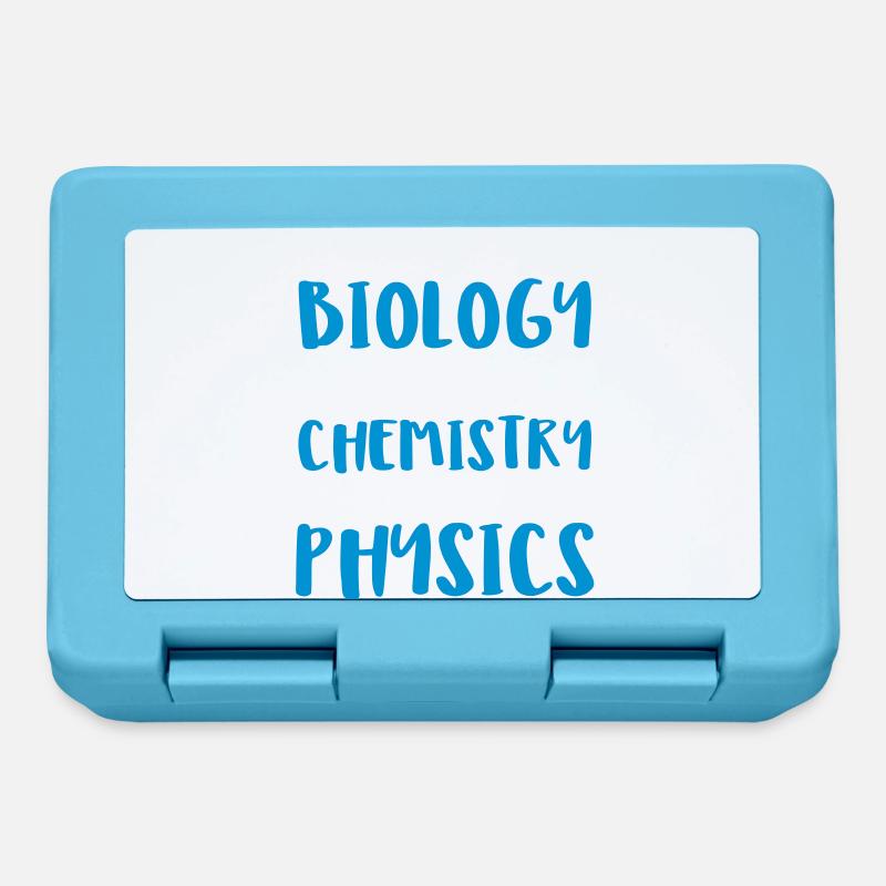 bio chemie physic - Boîte à goûter - bleu saphir
