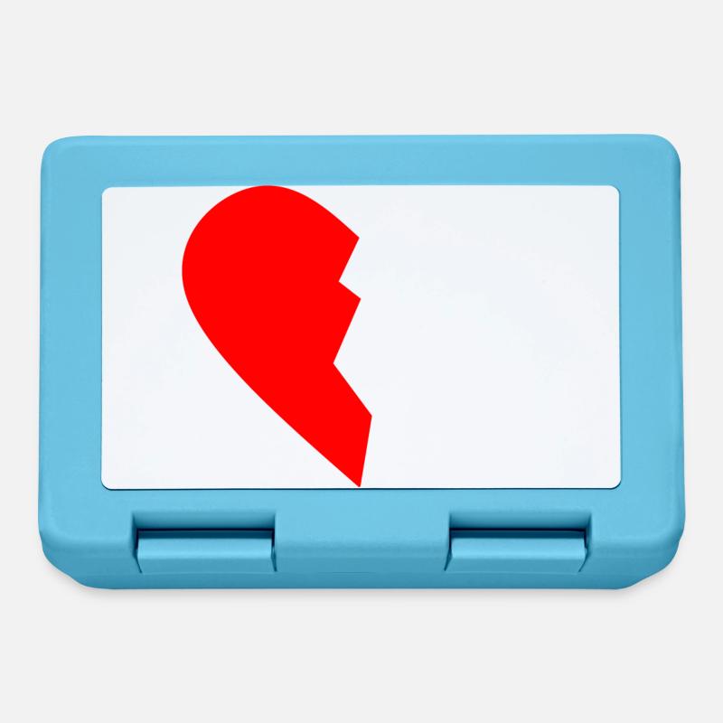 HALF HEART LEFT SIDE - Lunchbox - sapphire blue