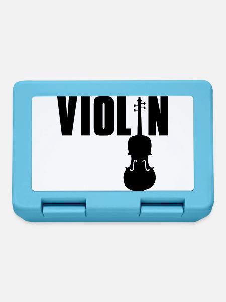 violin - Brotdose - Saphirblau