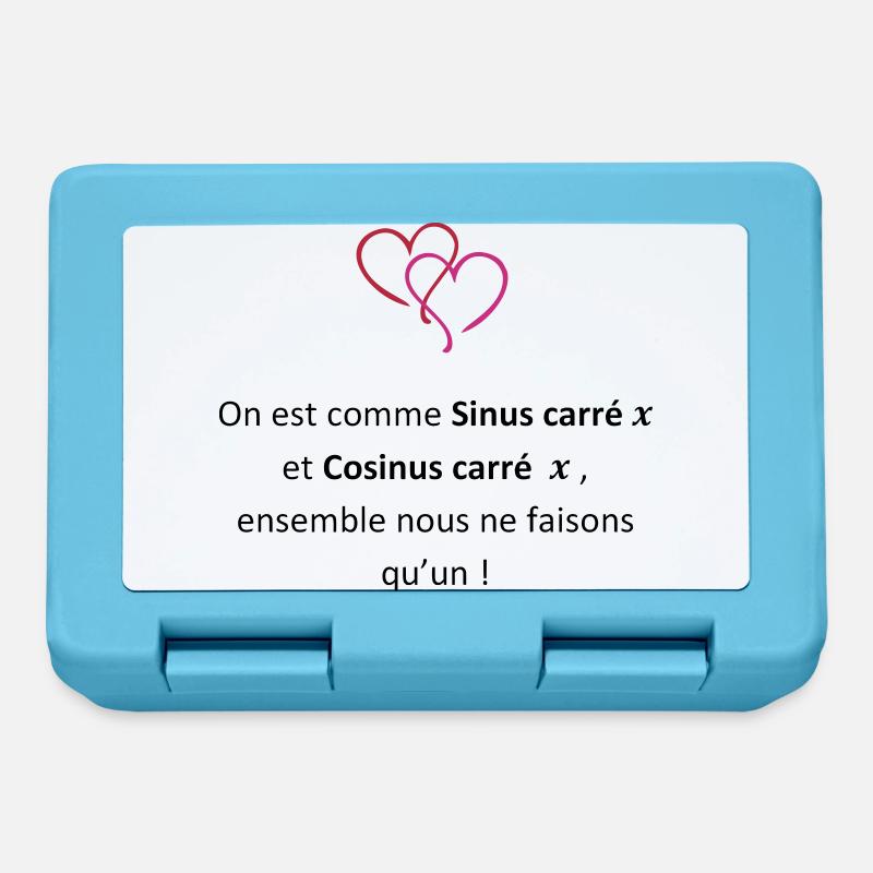 Romantic Maths - Lunchbox - sapphire blue