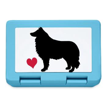 Dog - Lunchbox - sapphire blue - Front