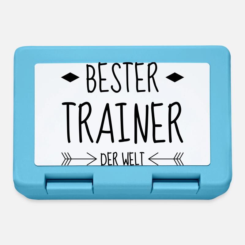 Coach / Coaching / Trainer / Sport - Brotdose - Saphirblau
