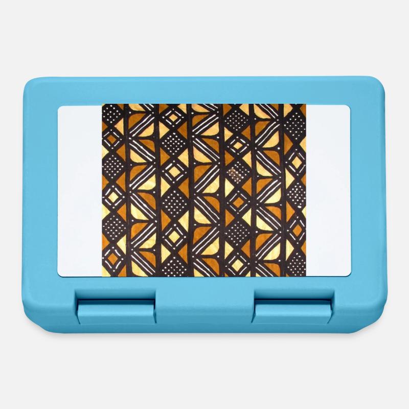 Bogolan Africa - Boîte à goûter - bleu saphir