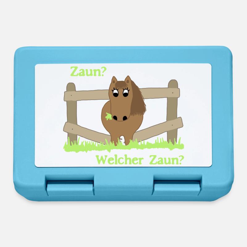 Unschuldiges Pony - Brotdose - Saphirblau