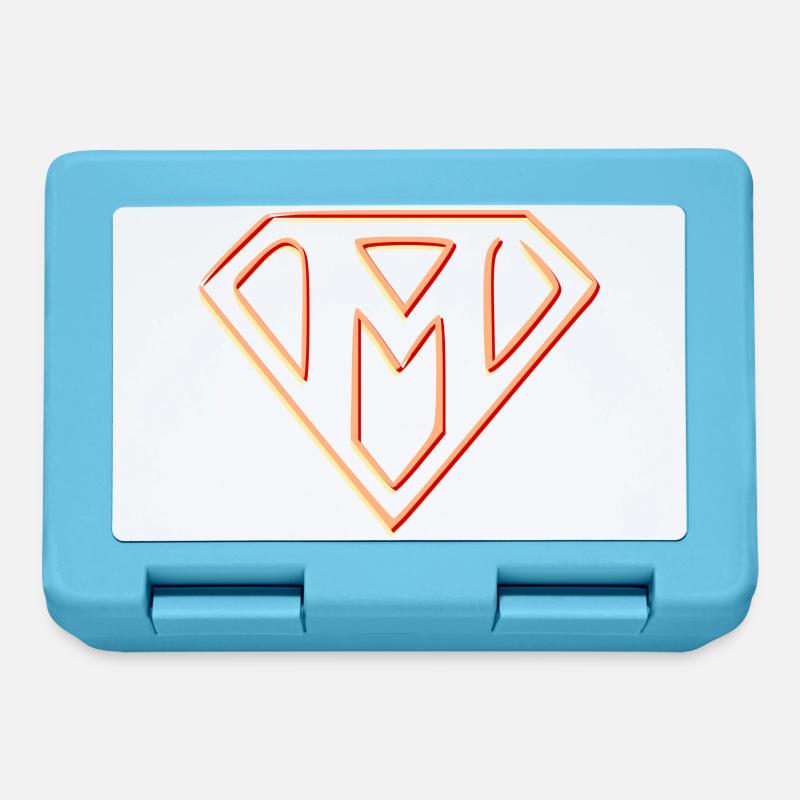 Stylized Power Emblem - Lunchbox - sapphire blue
