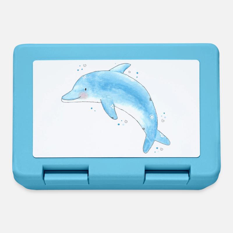 Bleu Delfin - Boîte à goûter - bleu saphir