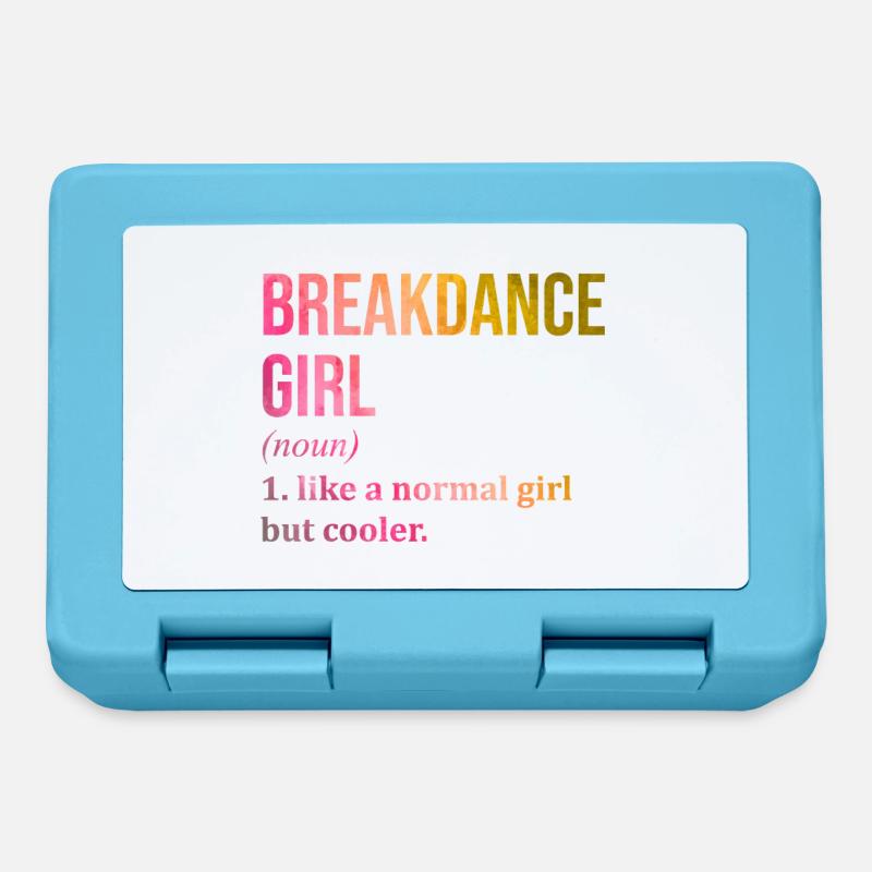Breakdance - Brotdose - Saphirblau