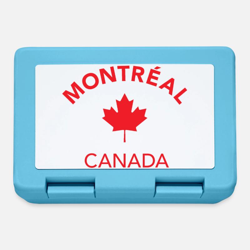 MONTRÉAL, CANADA - Boîte à goûter - bleu saphir