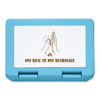 MY DOG IS MY SOULMATE - Brotdose - Saphirblau - Vorne