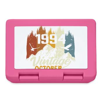 Born October 1994 - Birthday October 1994 - Lunchbox - pink - Front