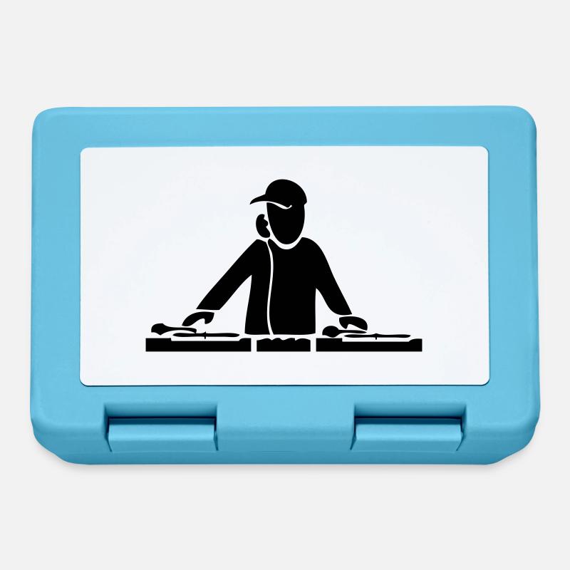 DJ - Boîte à goûter - bleu saphir