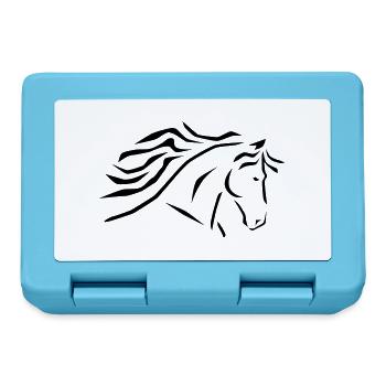 Iphone 4/4s case - Lunchbox - sapphire blue - Front