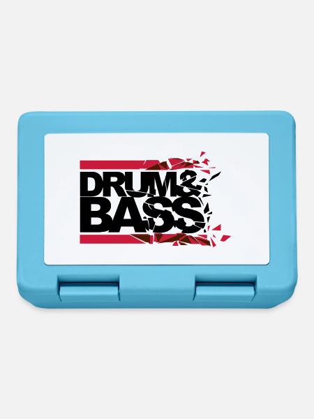 Drum 'n' Bass shattered - Brotdose - Saphirblau