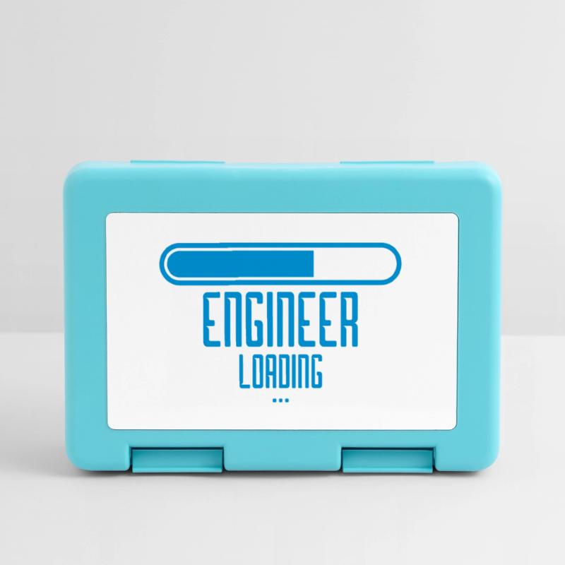 blue loading loading engineer please wait wa Lunchbox