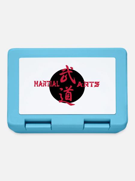 Martial Arts Schriftzeichen - Brotdose - Saphirblau