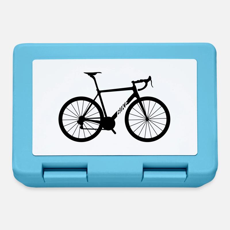 Fahrrad - Brotdose - Saphirblau