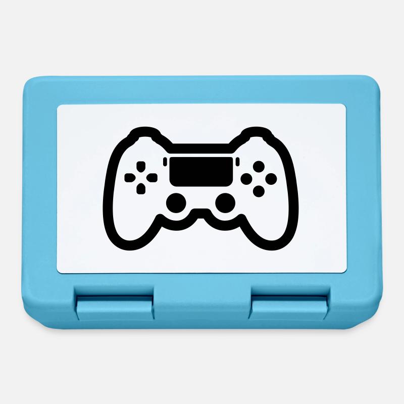gamer - Boîte à goûter - bleu saphir