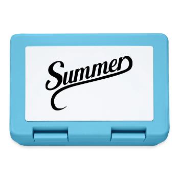 Design d'été cool - Boîte à goûter - bleu saphir - Devant