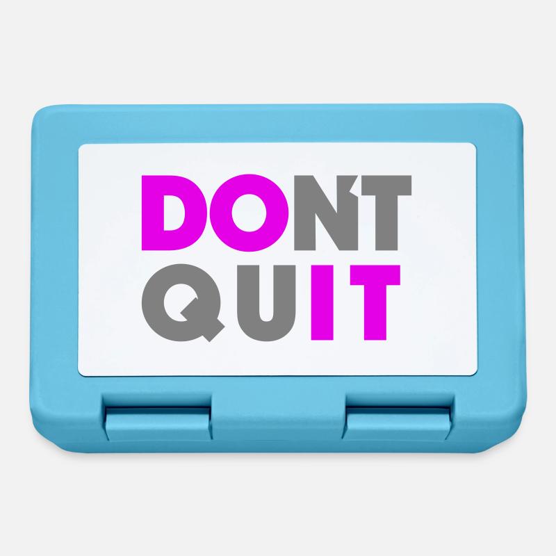 Do it Dont Quit - Brotdose - Saphirblau