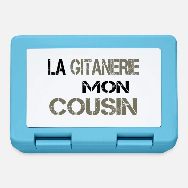La gitanerie mon cousin - Boîte à goûter - bleu saphir