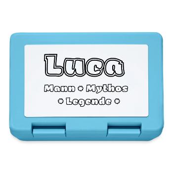 Luca - der Mann, der Mythos, die Legende - Brotdose - Saphirblau - Vorne
