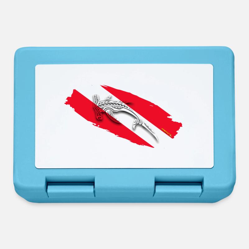 Shark Diving - Lunchbox - sapphire blue