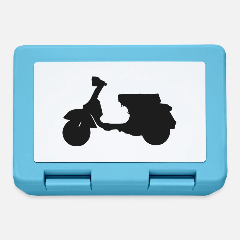 Großer Roller by designflash.de - Brotdose - Saphirblau