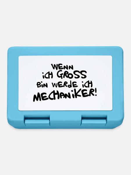 Ich werde Mechaniker! - Brotdose - Saphirblau