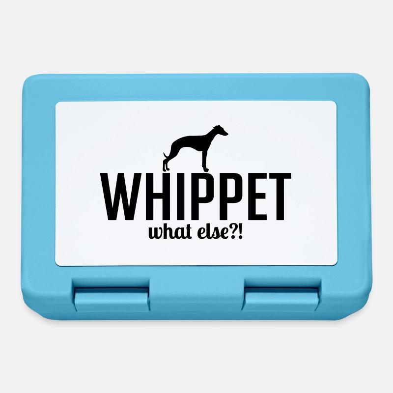 WHIPPET Quoi d'autre chiens Chien Wilsigns - Boîte à goûter - bleu saphir