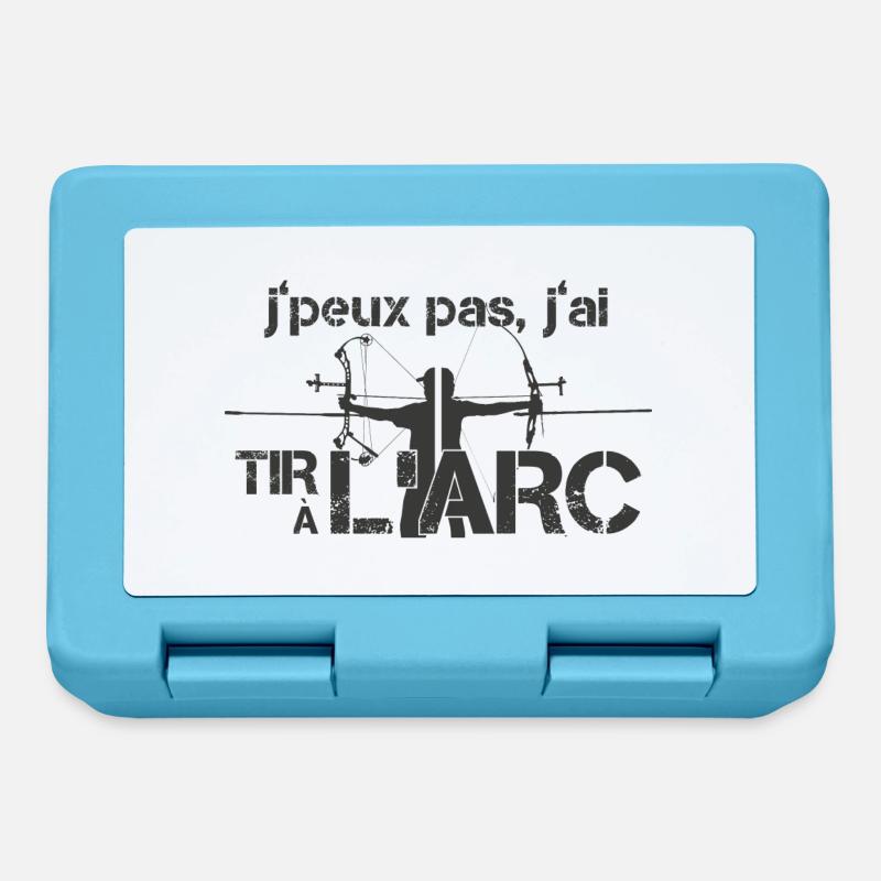 J'peux pas, j'ai tir à l'arc - Bk - Boîte à goûter - bleu saphir
