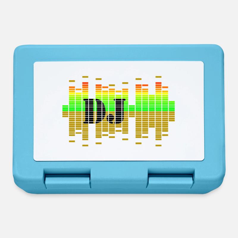 dj - Boîte à goûter - bleu saphir