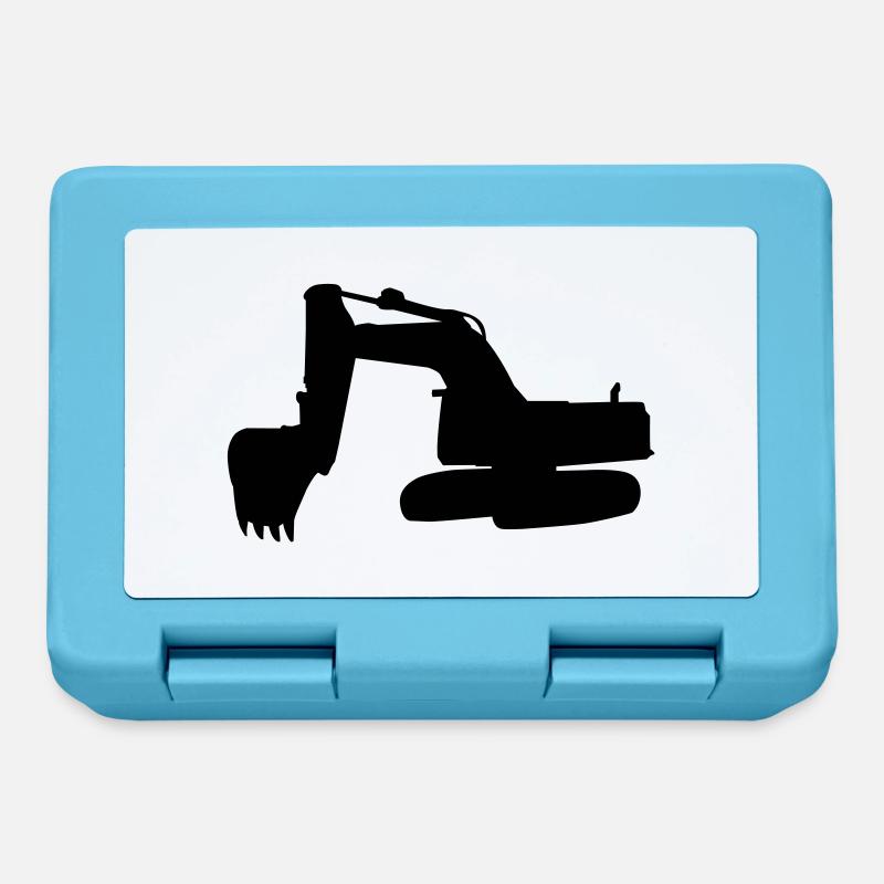 Bagger - Exavator - Brotdose - Saphirblau