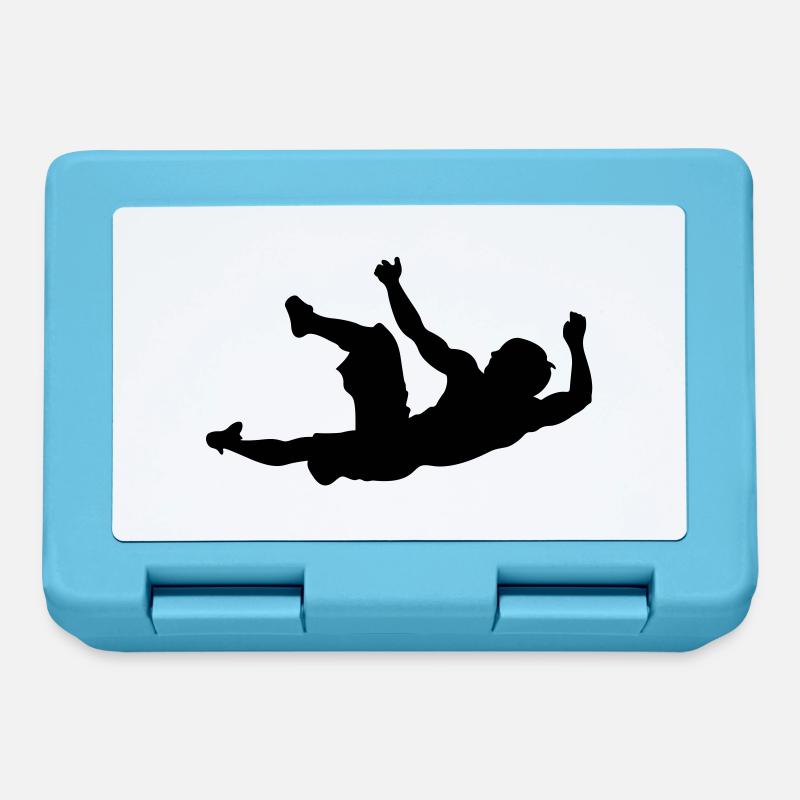 Rock Climbing #7 - Lunchbox - sapphire blue