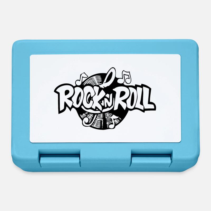 Rock n Roll - Boîte à goûter - bleu saphir