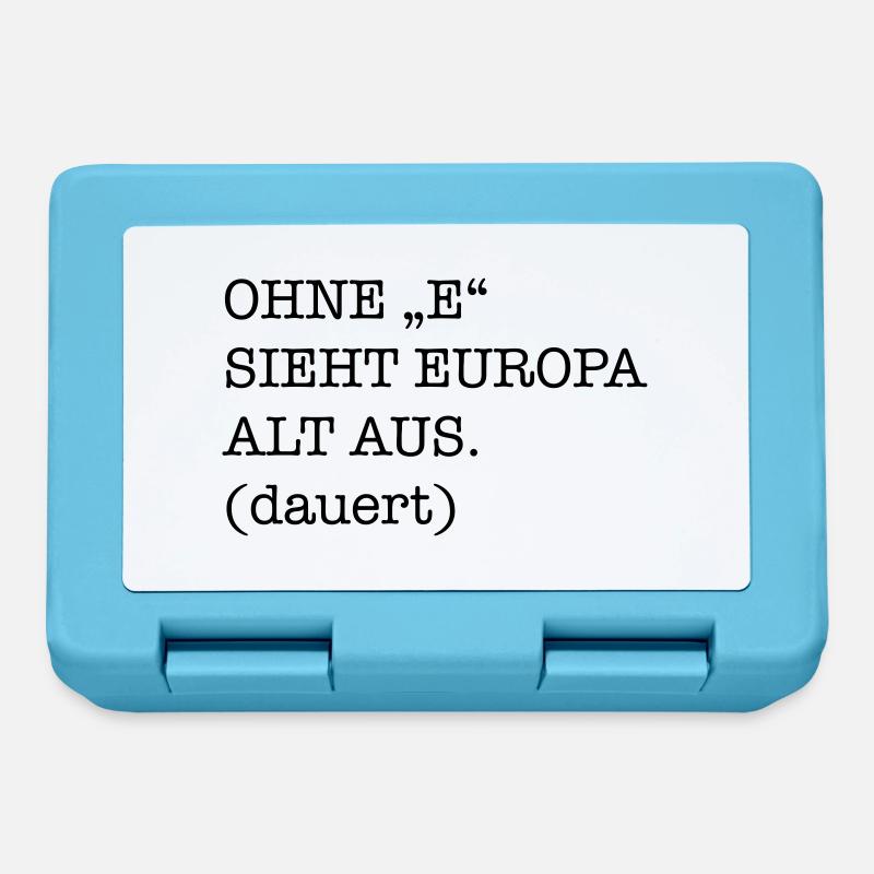 lustig - Brotdose - Saphirblau