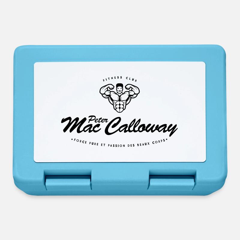 Peter Mac Calloway Fitness Musculation - Boîte à goûter - bleu saphir