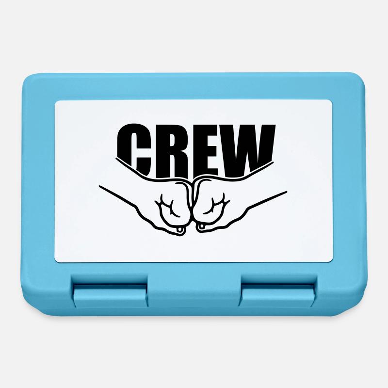 Faustschlag Crew Team - Brotdose - Saphirblau