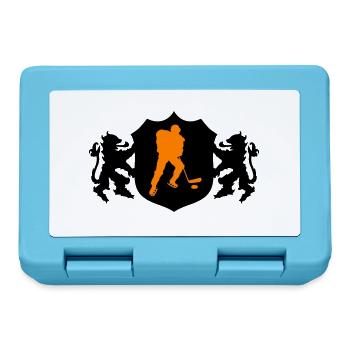 hockey wappen 2 - Brotdose - Saphirblau - Vorne