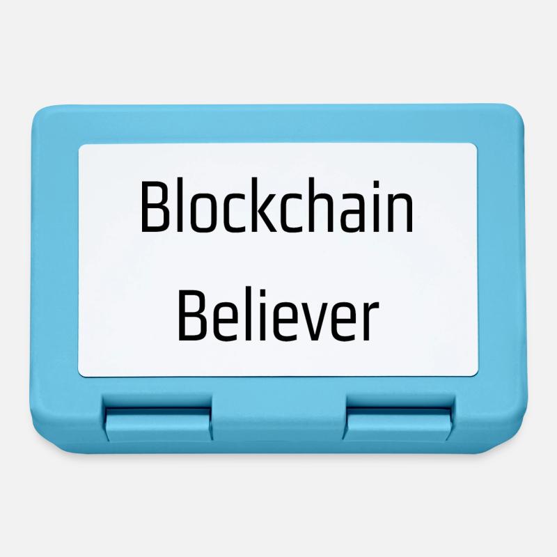 Adepte de la blockchain - Boîte à goûter - bleu saphir