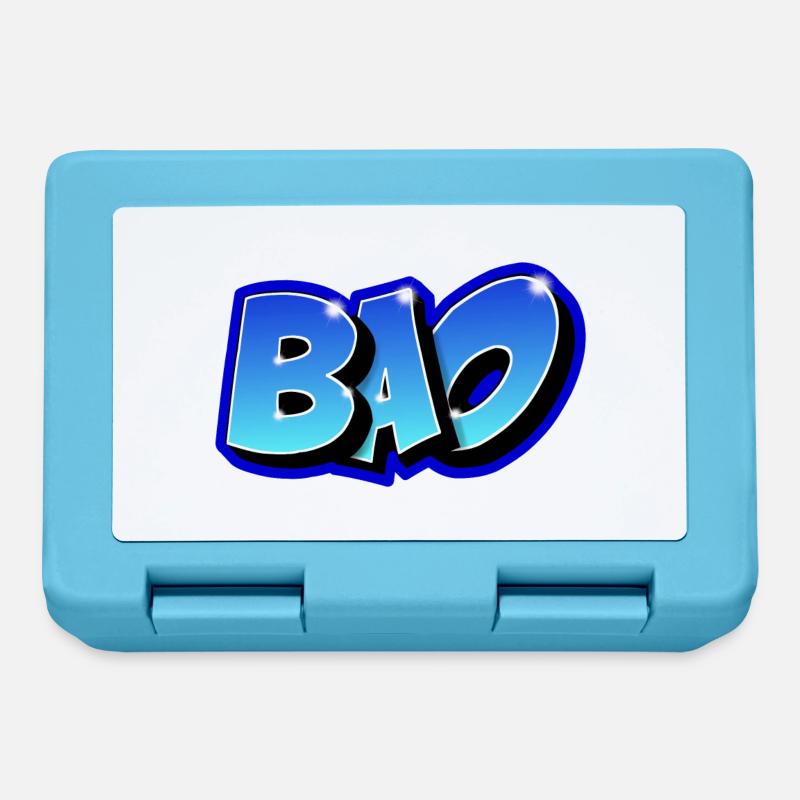 Graffiti First Name BAO Printable on All - Lunchbox - sapphire blue
