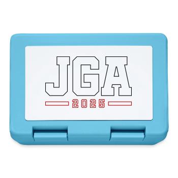 JGA 2025 Kontur Junggesellenabschied - Brotdose - Saphirblau - Vorne