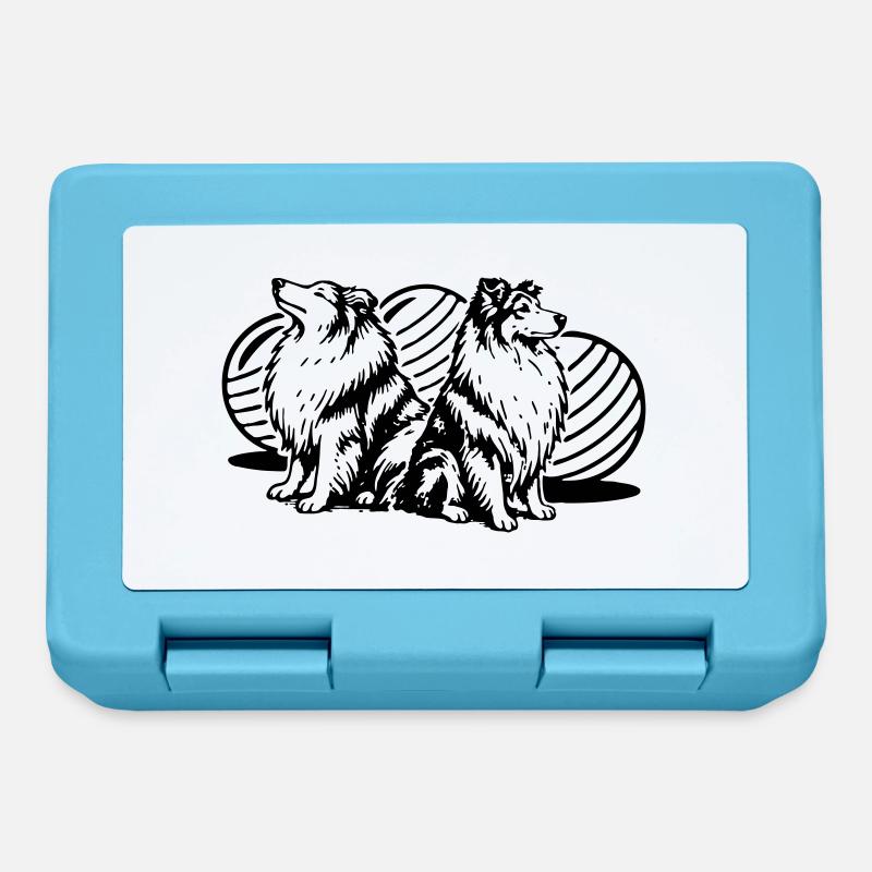 Driftball (colorable) - Boîte à goûter - bleu saphir