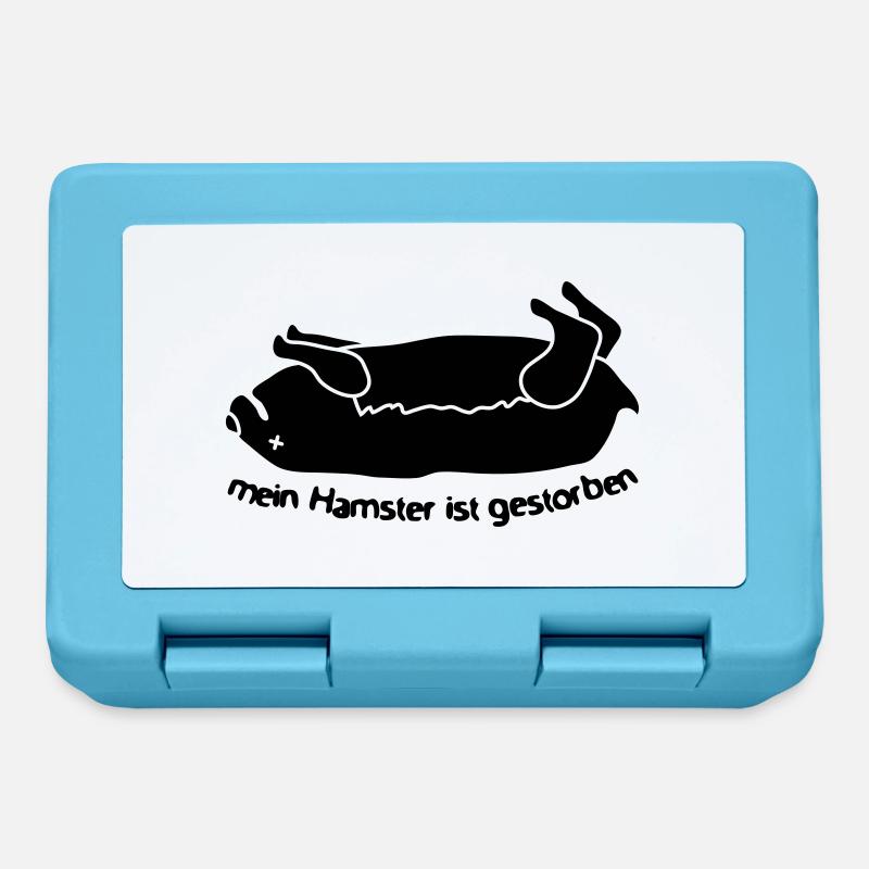 dead hamster - Lunchbox - sapphire blue